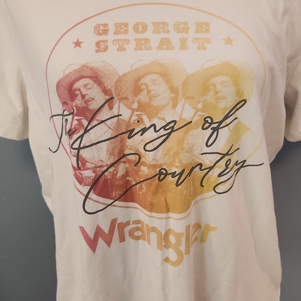 Wrangler George Straight King Of Country Music Lightweight Tee Shirt - Picture 2 of 7